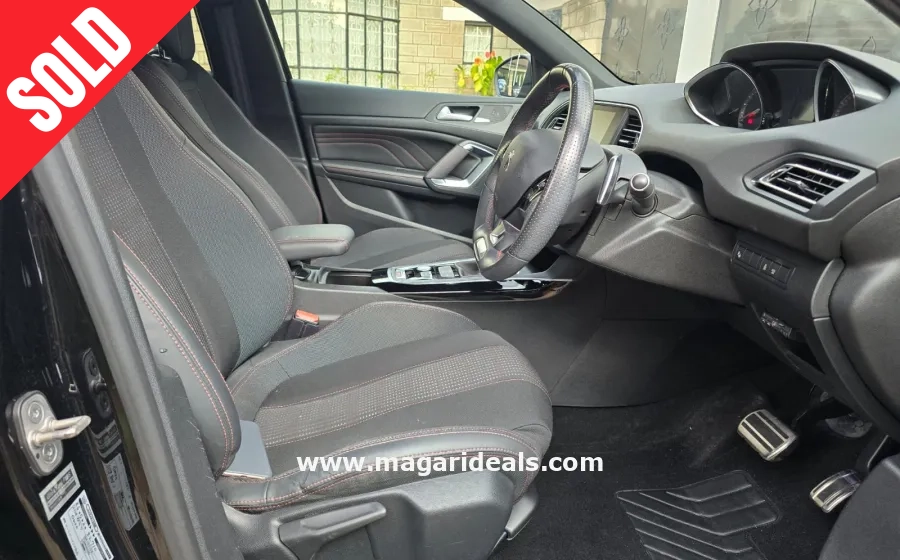 PEUGEOT 308 GT Line 2017 model Black in Kenya for Sale | Magari Deals