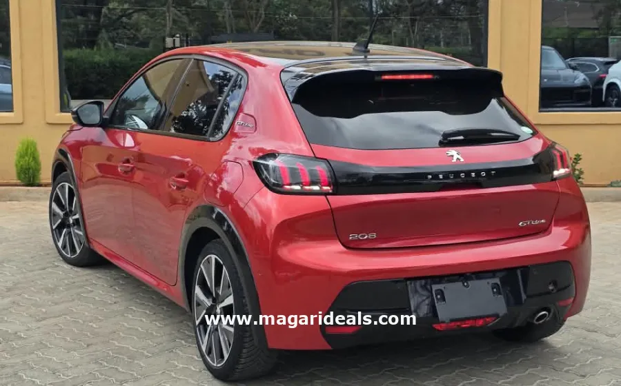 2020 Peugeot 208 GT Line – New Shape | Red & Black in Kenya for Sale | Magari Deals