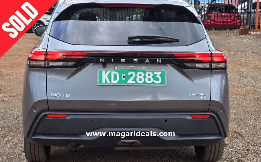 2022 NISSAN NOTE E-POWER in Kenya for Sale | Magari Deals