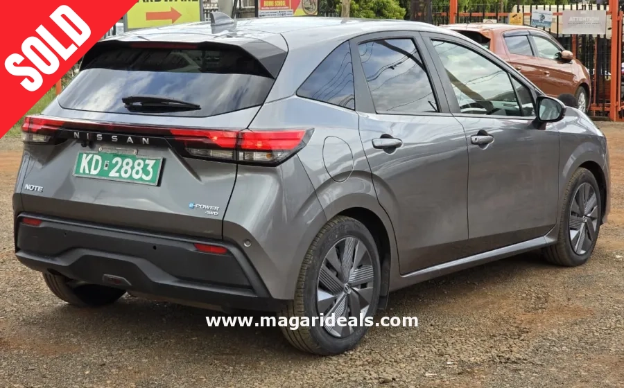 2022 NISSAN NOTE E-POWER in Kenya for Sale | Magari Deals