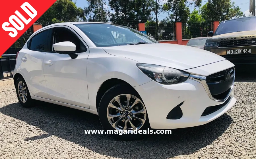 MAZDA DEMIO 2018 Noble Crimson in Kenya for Sale in Kenya for Sale | Magari Deals
